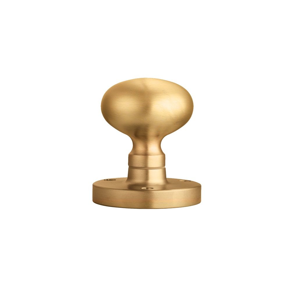 Carlisle Brass Satin Brass Mushroom Mortice Knob M35SB