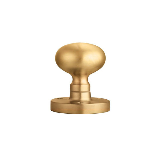 Carlisle Brass Satin Brass Mushroom Mortice Knob M35SB