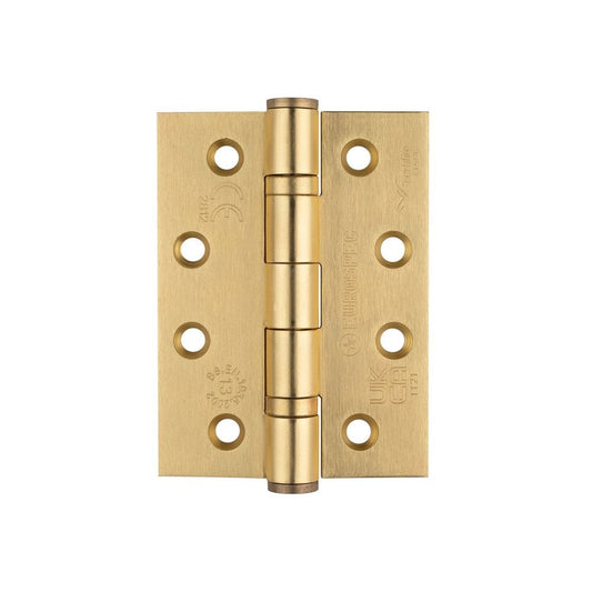 Carlisle Brass Satin Brass Square Grade 13 Ball Bearing P Hinge HIN1433P/13SB