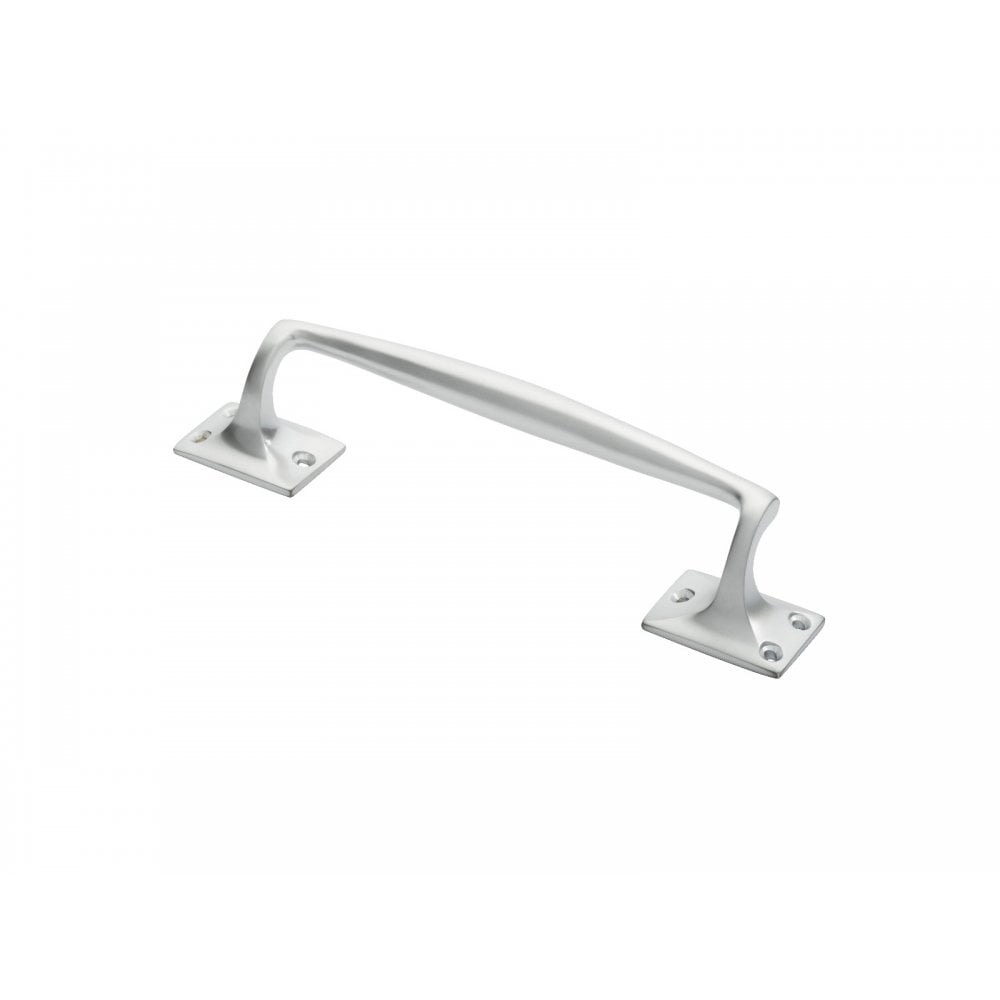 Carlisle Brass Satin Chrome 251mm Overall Length, 52mm Projection Pub Style Pull Handle AA92SC