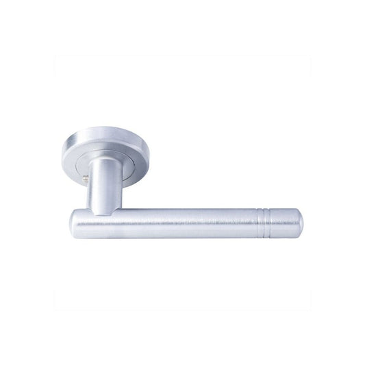 Carlisle Brass Satin Chrome Atalaya Lever On Rose ZIN3116SC