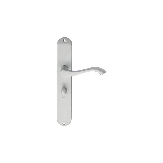Carlisle Brass Satin Chrome Bathroom 240mmx40mm Andros Lever on Backplate DL382SC