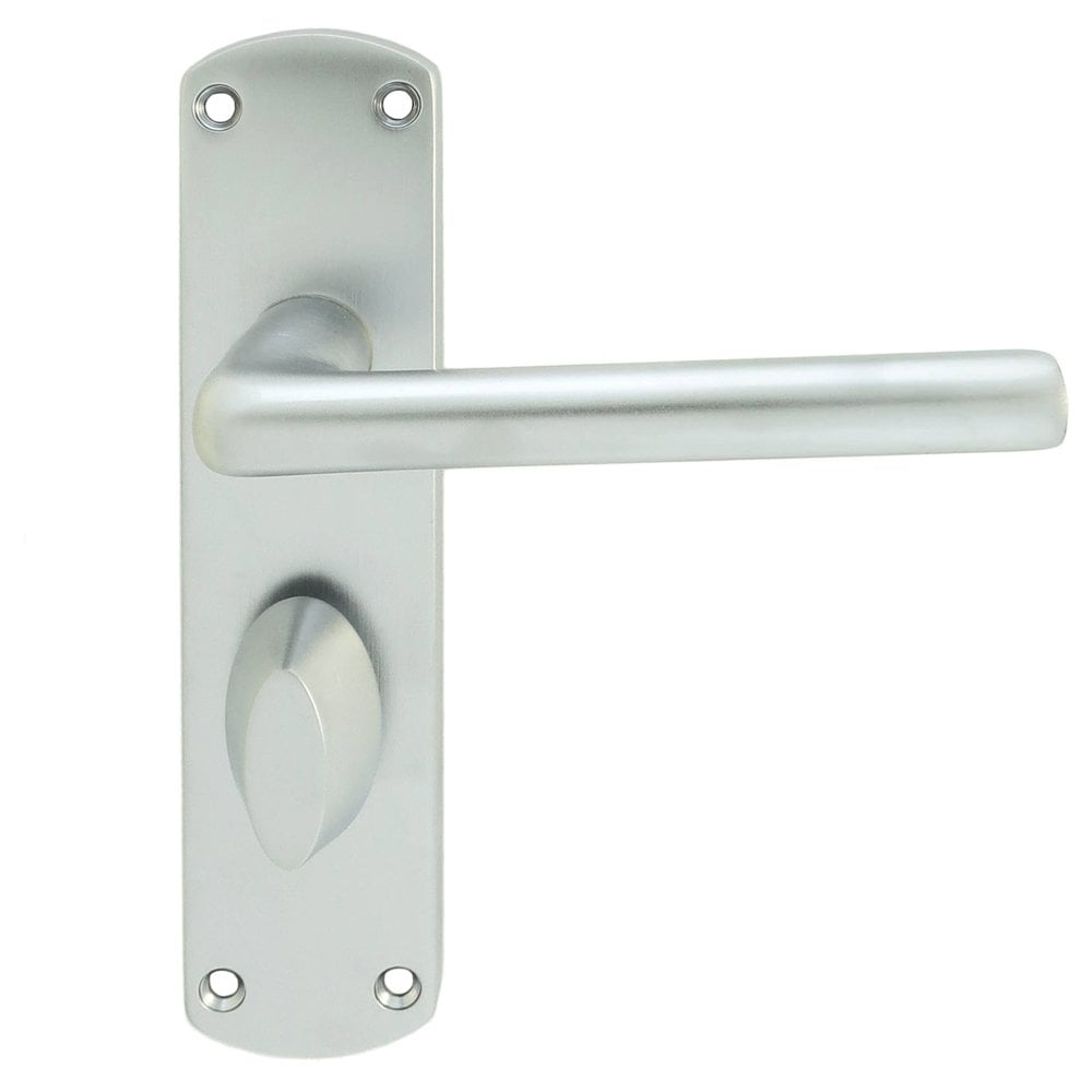 Carlisle Brass Satin Chrome Bathroom Boxed Uno Lever on Backplate SZC013SC