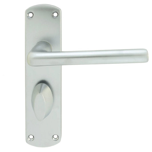 Carlisle Brass Satin Chrome Bathroom Boxed Uno Lever on Backplate SZC013SC