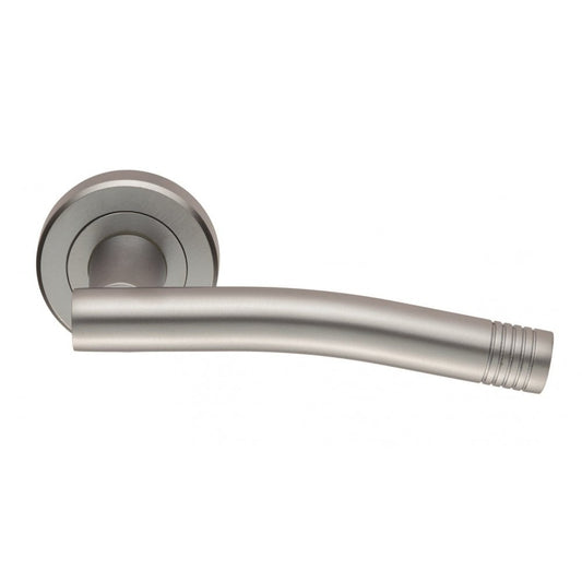 Carlisle Brass Satin Chrome Carolina Lever On Rose ZIN3115SC