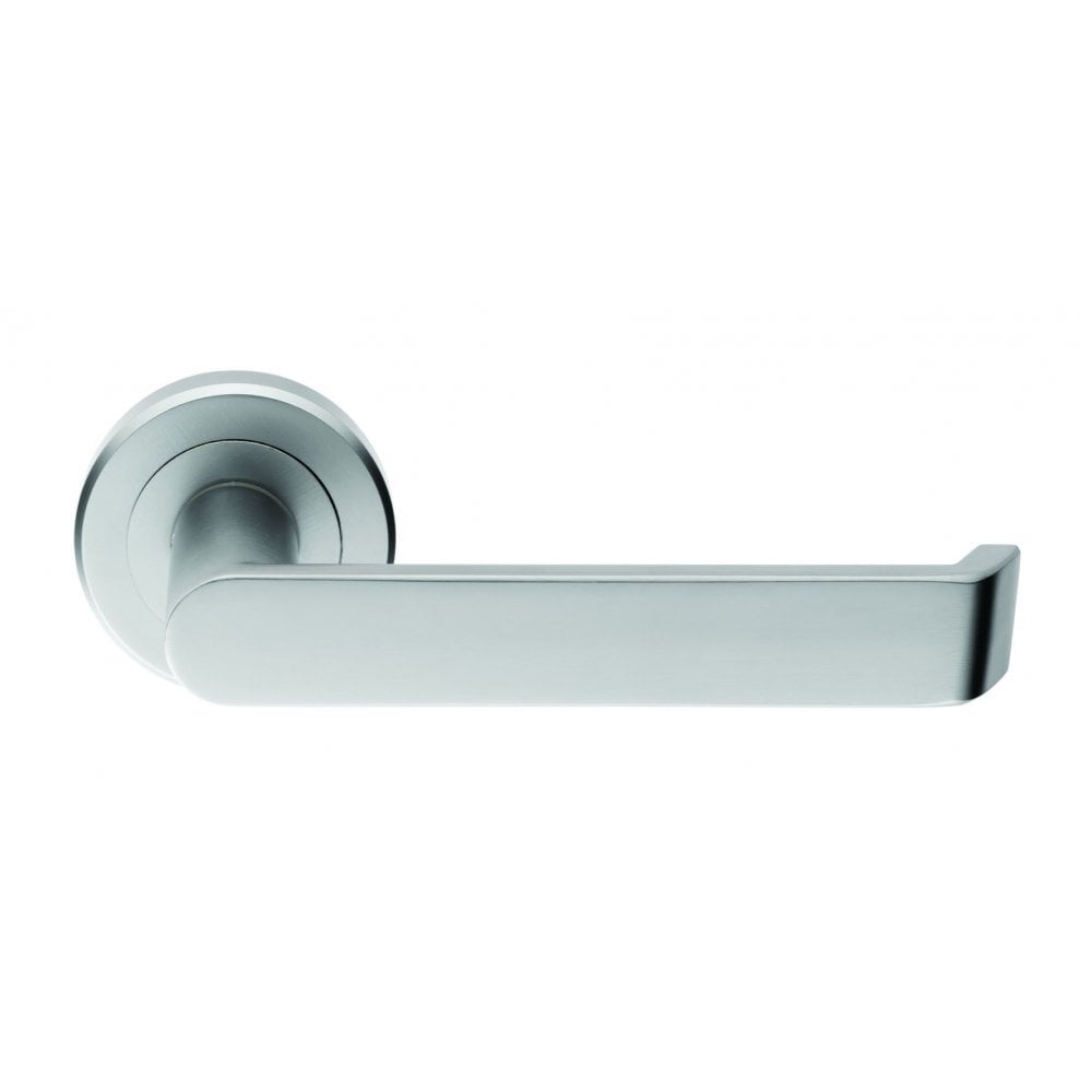 Carlisle Brass Satin Chrome Concept Lever on Round Rose Handle SZM220SC