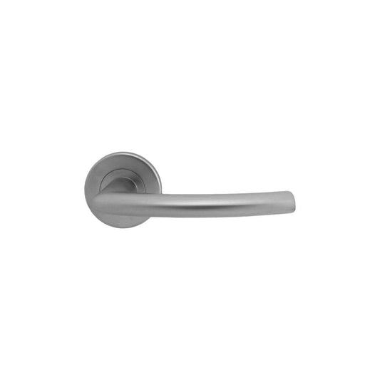 Carlisle Brass Satin Chrome Dos Lever on Round Rose Handle SZC020SC