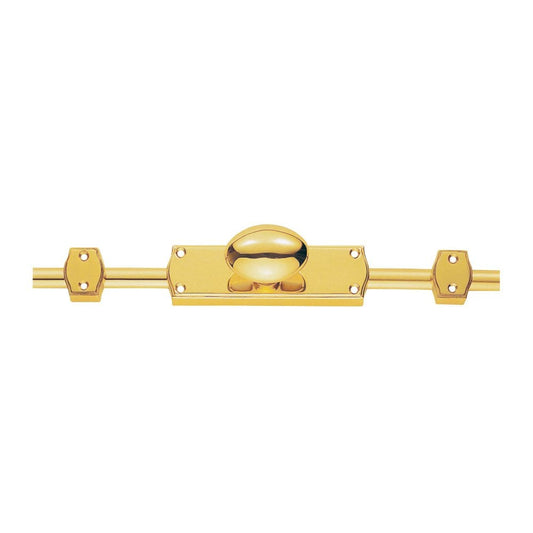 Carlisle Brass Satin Chrome Espagnolette Bolt - Oval Knob Set ES34SC