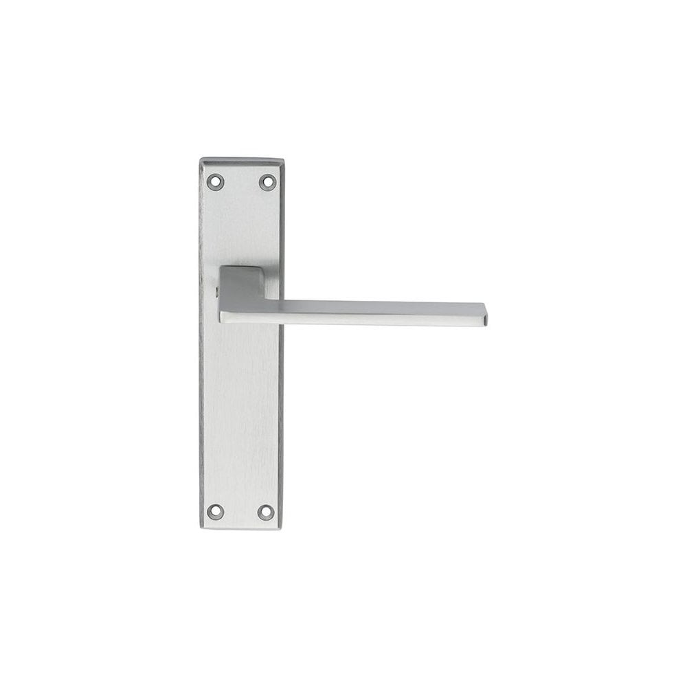 Carlisle Brass Satin Chrome Latch 180mmx40mm Zone Lever on Backplate SZM035SC