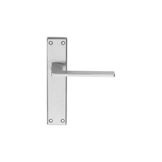 Carlisle Brass Satin Chrome Latch 180mmx40mm Zone Lever on Backplate SZM035SC