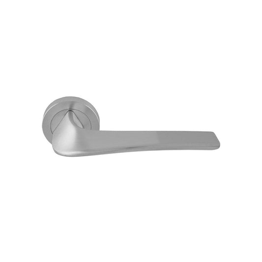 Carlisle Brass Satin Chrome Master lever on round rose Handle MS5SC