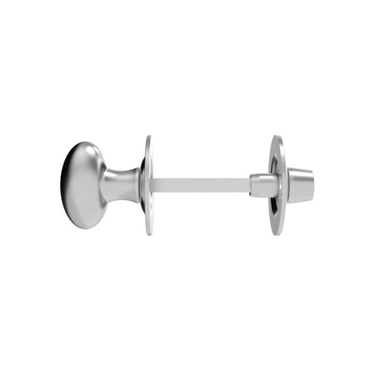 Carlisle Brass Satin Chrome Oval Thumbturn With Coin Release AA133SC