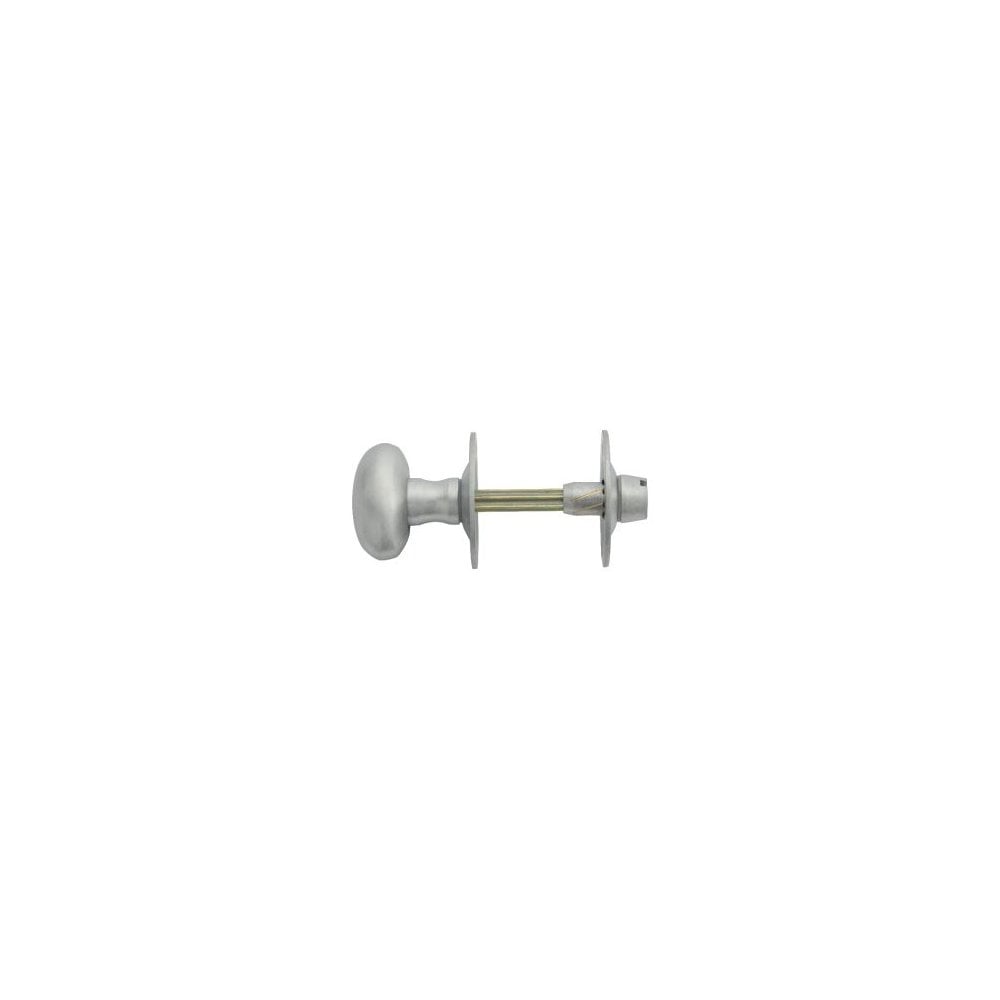 Carlisle Brass Satin Chrome Oval Thumbturn With Coin Release AA32SC