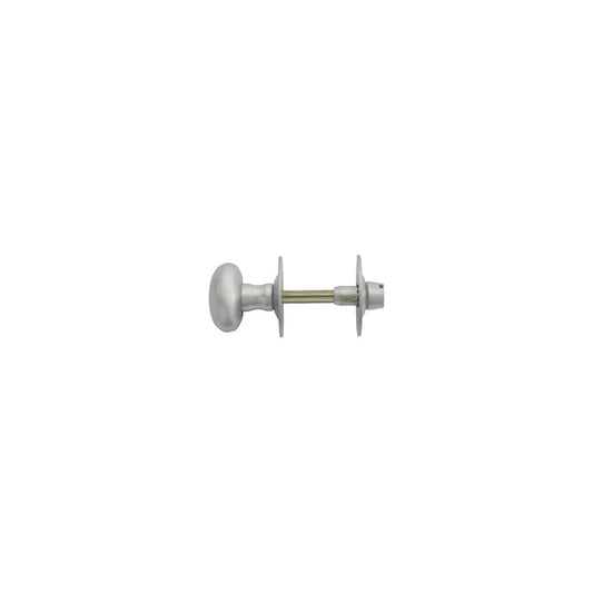 Carlisle Brass Satin Chrome Oval Thumbturn With Coin Release AA32SC