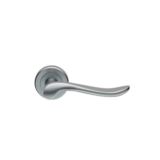 Carlisle Brass Satin Chrome Verdun Lever On Rose ZIN3130SC