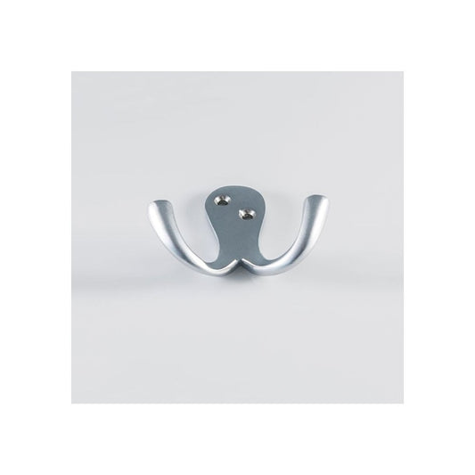 Carlisle Brass Satin Chrome Victorian Double Robe Hook AA27SC