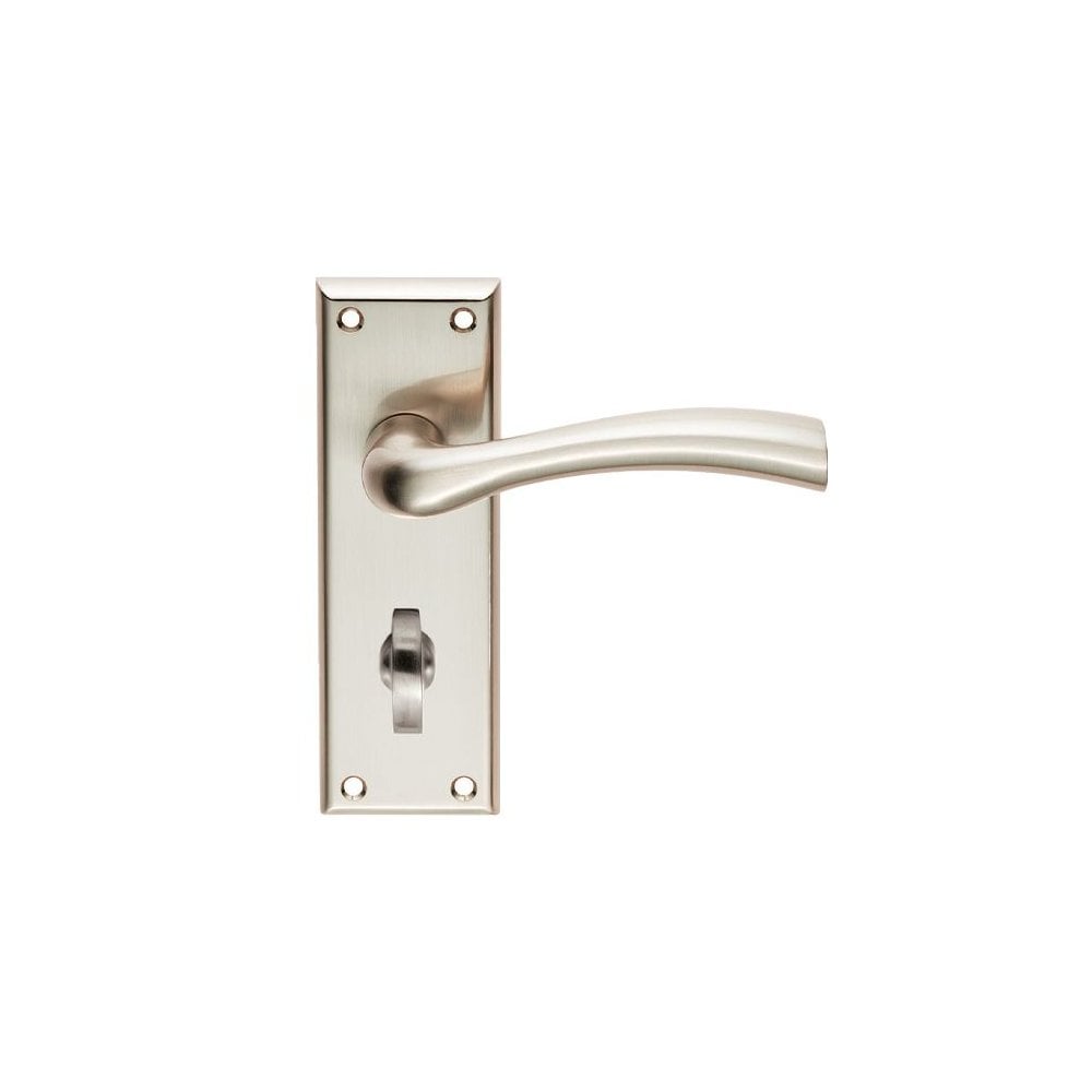Carlisle Brass Satin Nickel Bathroom Boxed Cinquanta Lever on Backplate SZR053SN