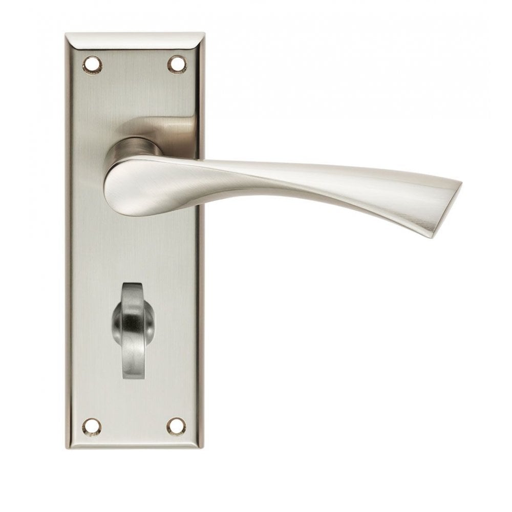 Carlisle Brass Satin Nickel Bathroom Venti Lever on Backplate SZR023SN