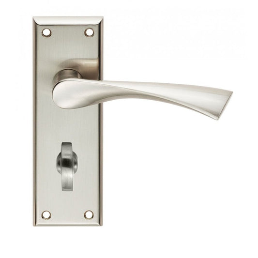 Carlisle Brass Satin Nickel Bathroom Venti Lever on Backplate SZR023SN