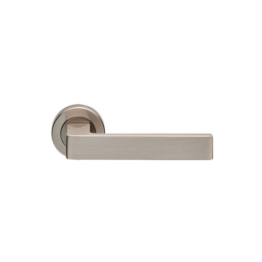 Carlisle Brass Satin Nickel Sasso Lever On Round Rose EUL010SN