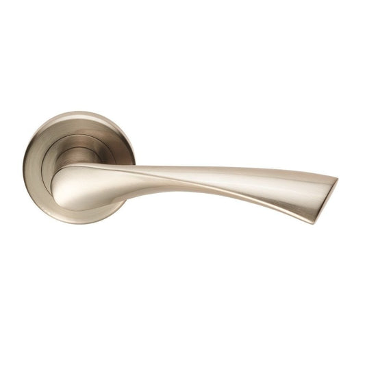 Carlisle Brass Satin Nickel Venti Lever on Rose Boxed SZR020SN