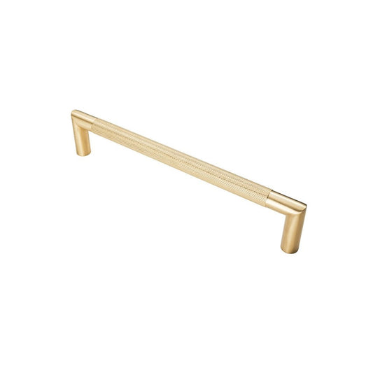 Carlisle Brass Satin PVD 300mm Centres Mitred Knurled Pull Handle Range SWP1169/300SPVD