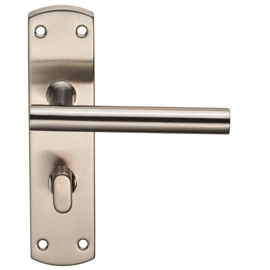 Carlisle Brass Satin Stainless Steel Bathroom Residential T Bar Lever on Backplate CSLP1164T/SSS