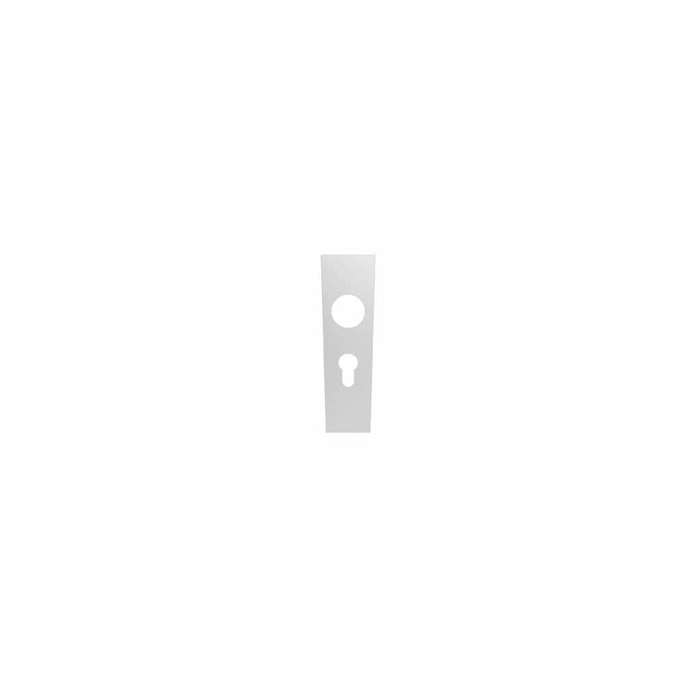 Carlisle Brass Satin Stainless Steel Cover Plate With Square Euro Cylinder CPSE1170SSS