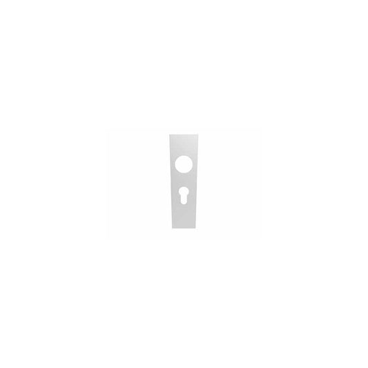 Carlisle Brass Satin Stainless Steel Cover Plate With Square Euro Cylinder CPSE1170SSS