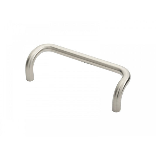 Carlisle Brass Satin Stainless Steel Cranked Pull Handles 19mm Dia, 225mm Centres PAC1225SSS