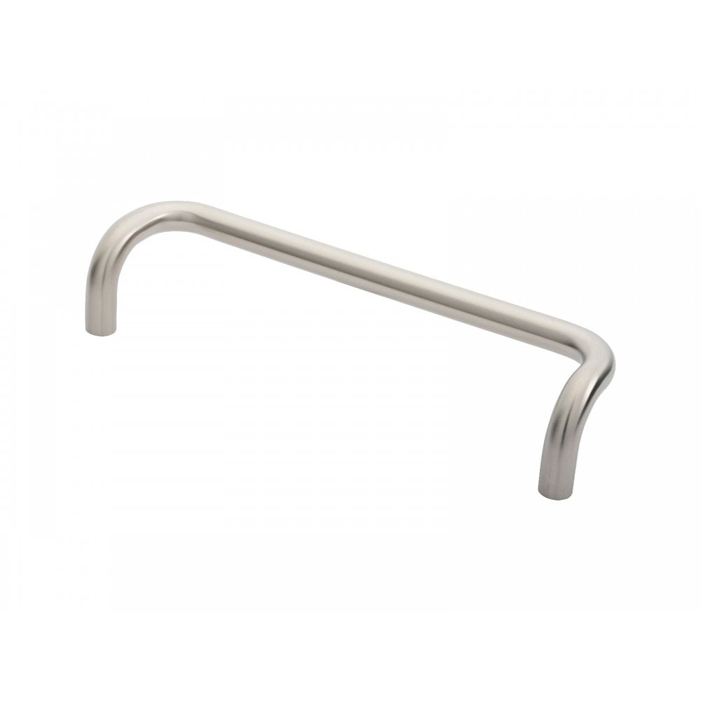 Carlisle Brass Satin Stainless Steel Cranked Pull Handles 19mm Dia, 300mm Centres PAC1300SSS