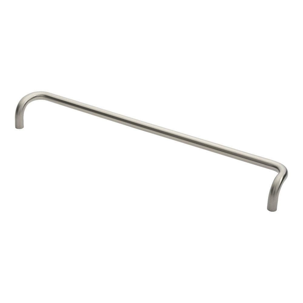 Carlisle Brass Satin Stainless Steel Cranked Pull Handles 19mm Dia, 600mm Centres PAC1600SSS