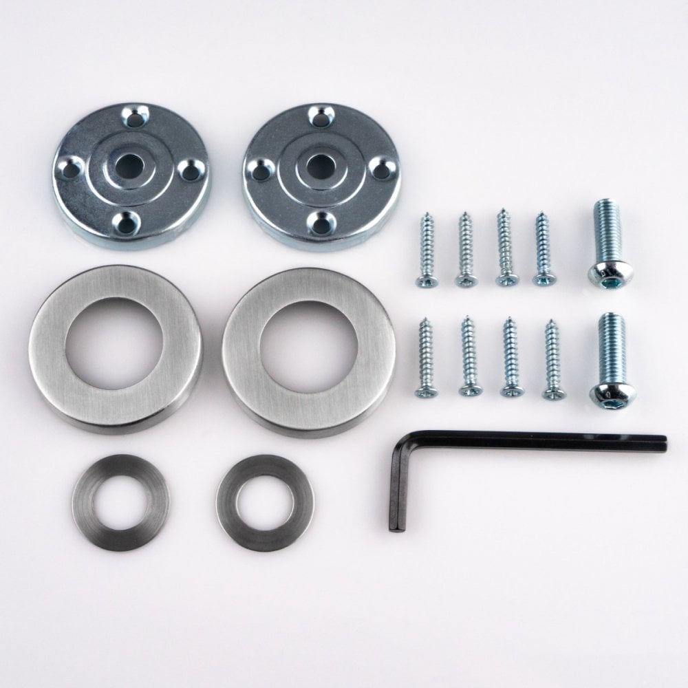 Carlisle Brass Satin Stainless Steel CSL Rose Pack CSR1005