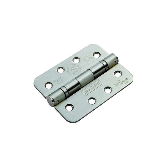 Carlisle Brass Satin Stainless Steel Radius Grade 13 CE Ball Bearing Hinge HIN1433/13SSS/R