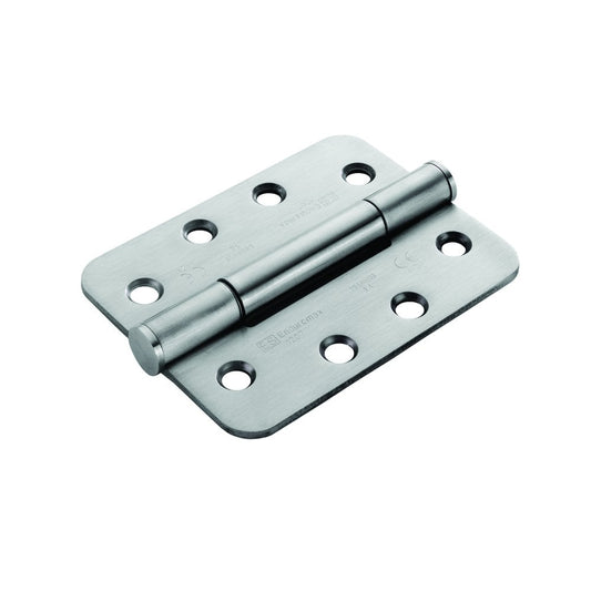 Carlisle Brass Satin Stainless Steel Radius Grade 14 Concealed Bearing Triple Knuckle Hinge H3N1207/14SSS/R