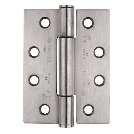Carlisle Brass Satin Stainless Steel Square Grade 14 Concealed Bearing Triple Knuckle Hinge H3N1207/14SSS