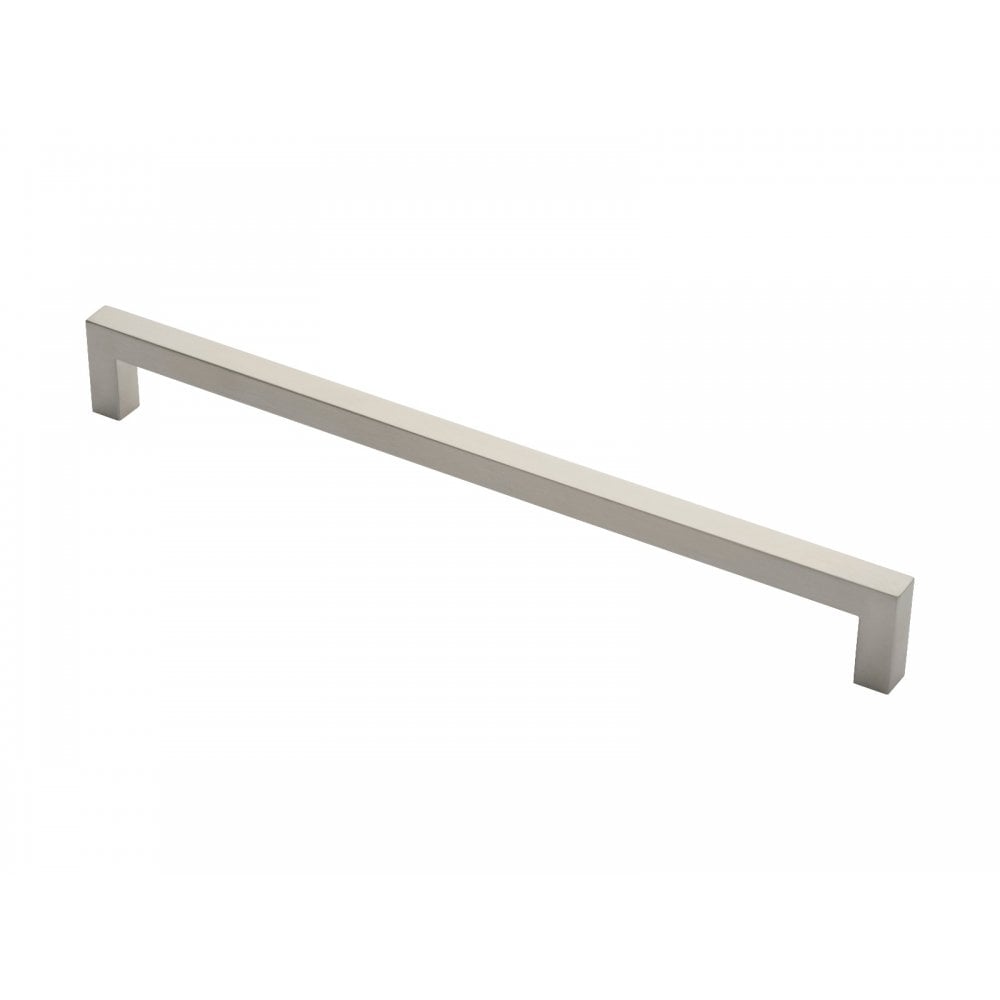 Carlisle Brass Satin Stainless Steel Square Mitred Pull Handle 450mm Centres SSM1445SSS