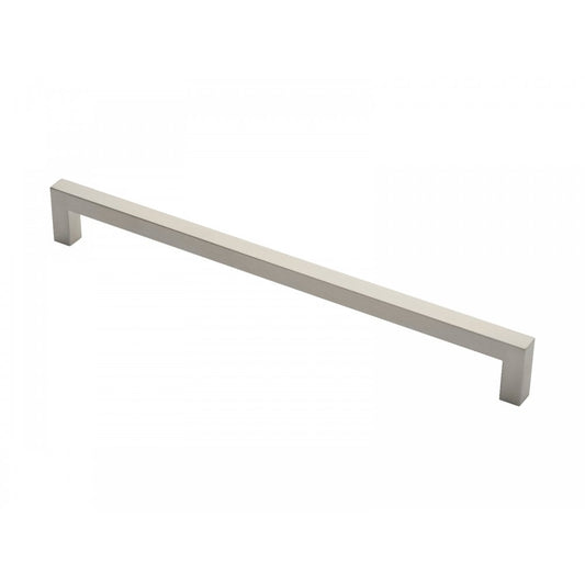 Carlisle Brass Satin Stainless Steel Square Mitred Pull Handle 450mm Centres SSM1445SSS