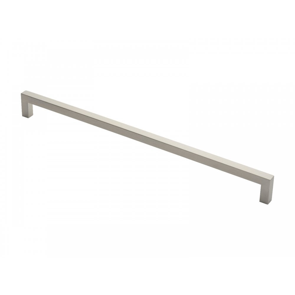 Carlisle Brass Satin Stainless Steel Square Mitred Pull Handle 600mm Centres SSM1460SSS