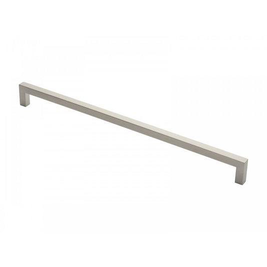 Carlisle Brass Satin Stainless Steel Square Mitred Pull Handle 600mm Centres SSM1460SSS