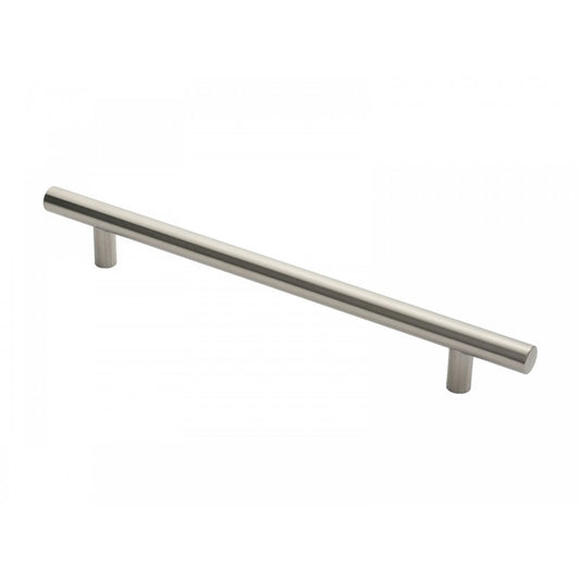 Carlisle Brass Satin Stainless Steel Straight T Pull Handles 30mm Dia, 450mm Centres PCT1450SSS