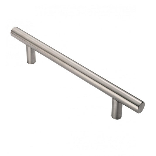 Carlisle Brass Satin Stainless Steel Straight T Pull Handles 30mm Dia, 600mm Centres PCT1600SSS