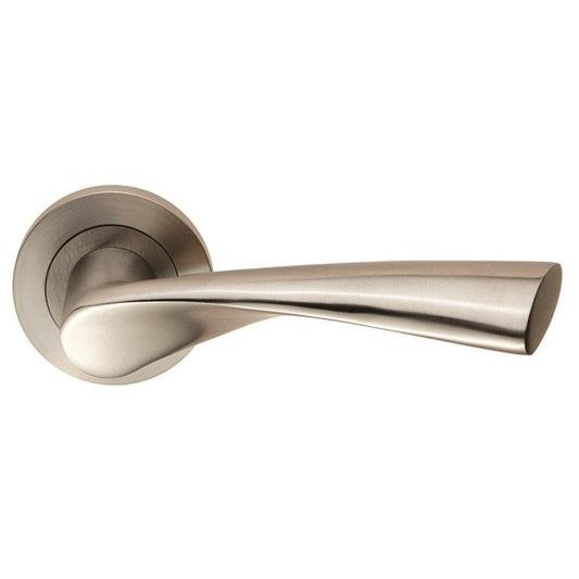 Carlisle Brass Satin Stainless Steel SWL Breeze Lever on Rose SWL1121SSS