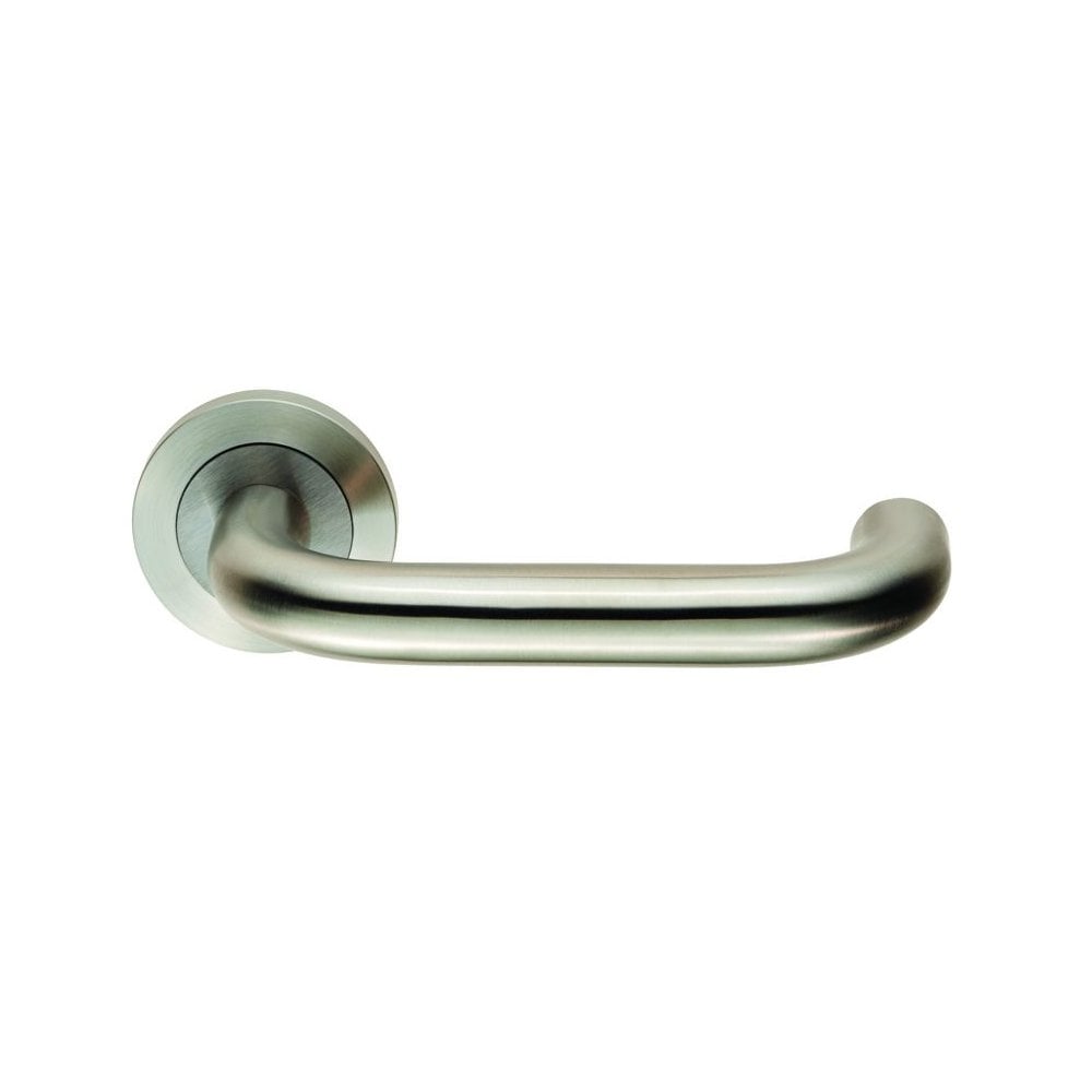 Carlisle Brass Satin Stainless Steel SWL Nera Lever on Rose Ball Bearing SWL1190SSS/BB