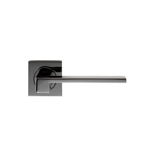 Carlisle Brass Serozzetta Equi Lever Black Nickel Handle On Square Rose SZM370BN