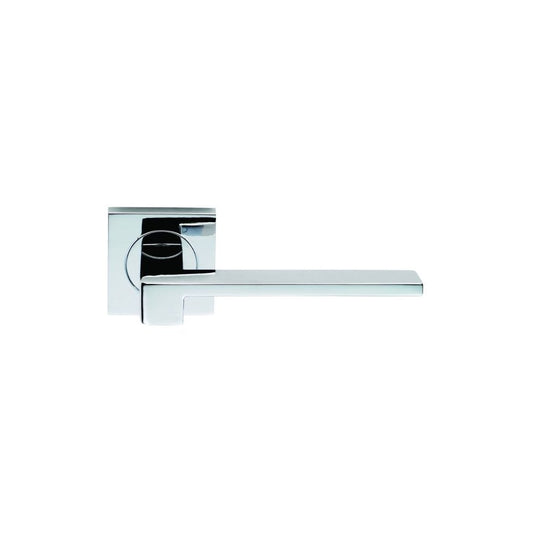 Carlisle Brass Serozzetta Equi Lever Polished Chrome Handle On Square Rose SZM370CP