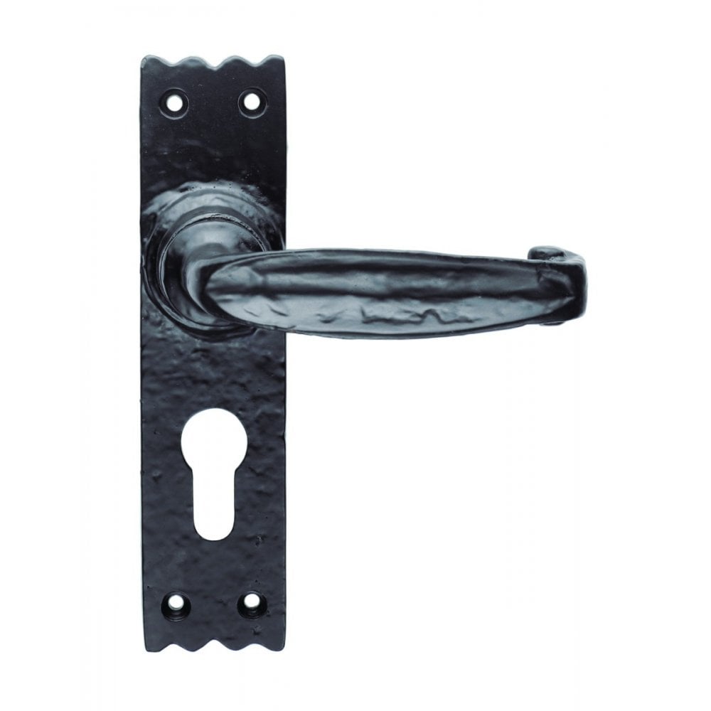 Carlisle Brass Slimline V Lever on Lock Backplate Euro Lock Boxed LF5507Y