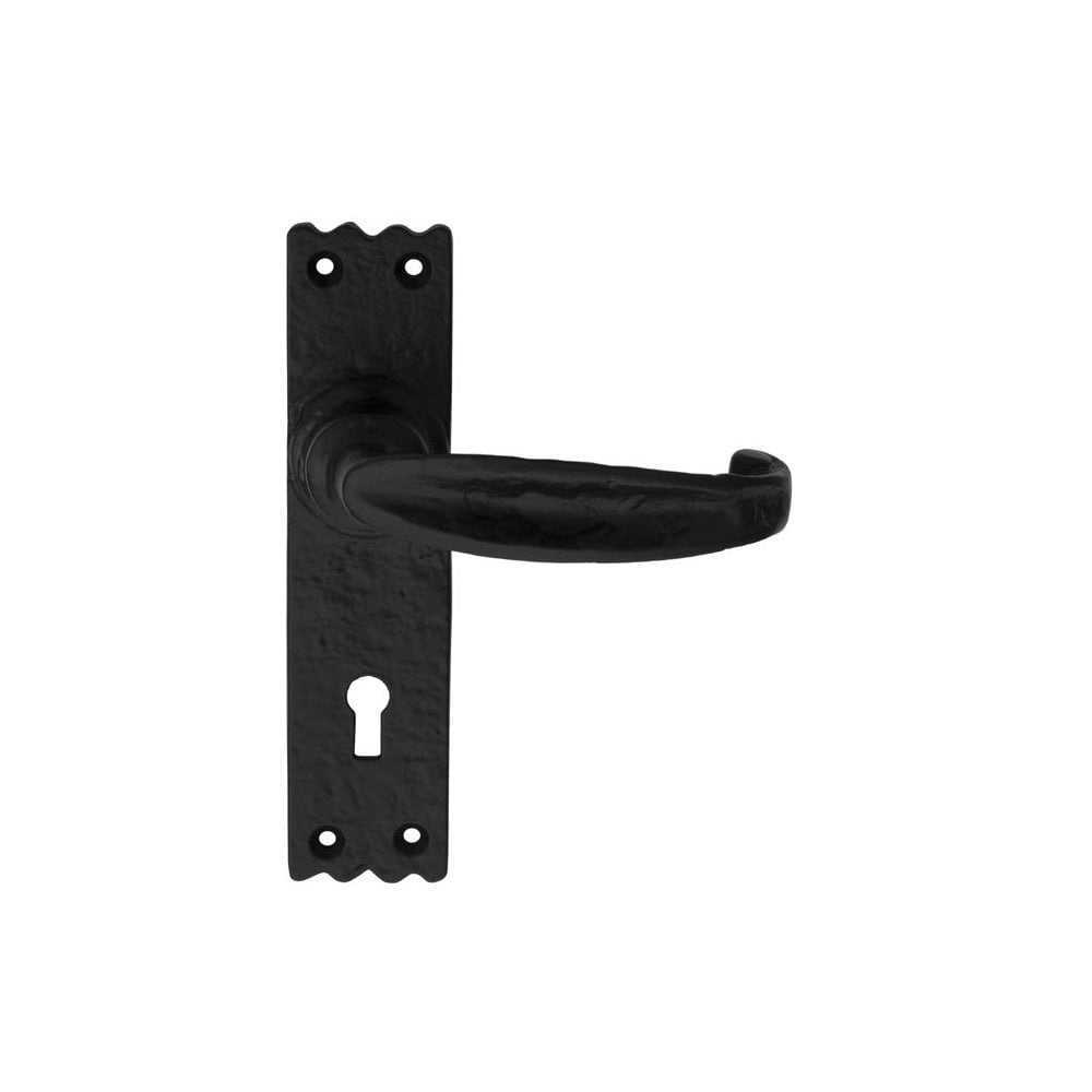 Carlisle Brass Slimline V Lever on Lock Backplate Latch Blister Pack LF5508/BP