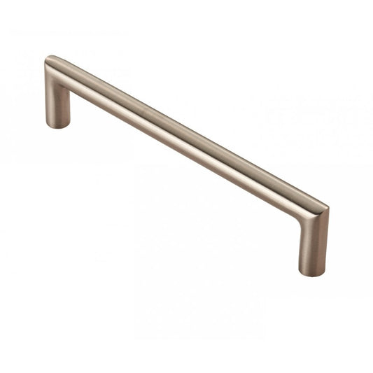 Carlisle Brass Stainless Steel Solid Mitred Pull Handle 128mm Centres, 138mm Overall, 32mm Projection CPM1128SSS