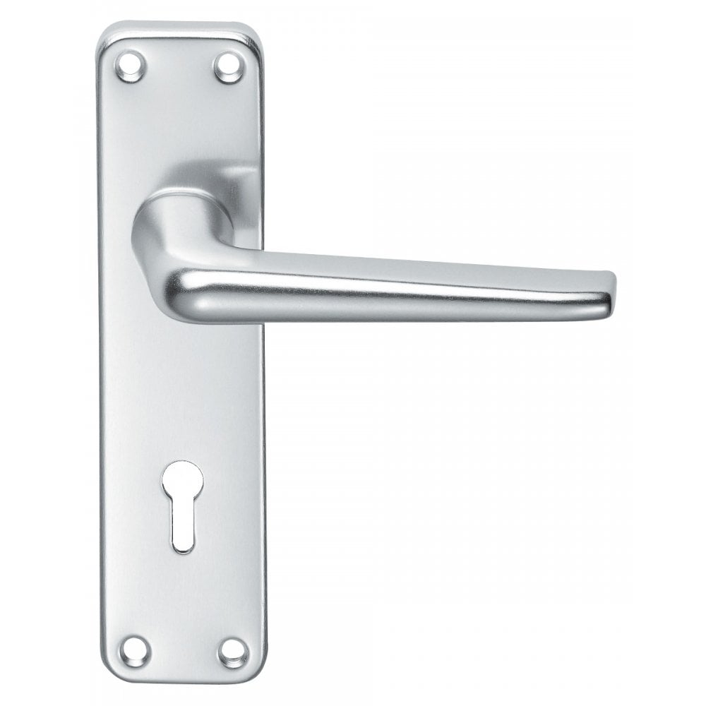 Carlisle Brass Standard Lock Blister Pack Aluminium Lever on Lock Backplate SAA21/BP